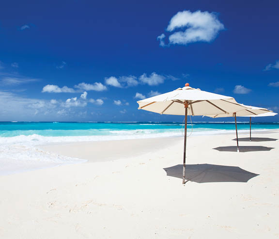 Beautiful beach on Anguilla island, Caribbean