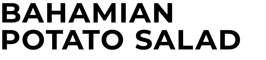 Bahamian potato salad