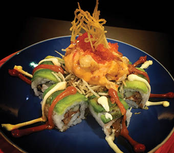 Volcano Roll Sushi, at Shabu Nobu Sushi Nobu Jakarta