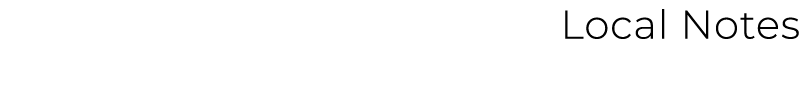Local Notes