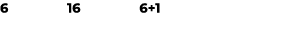 6 16 6+1