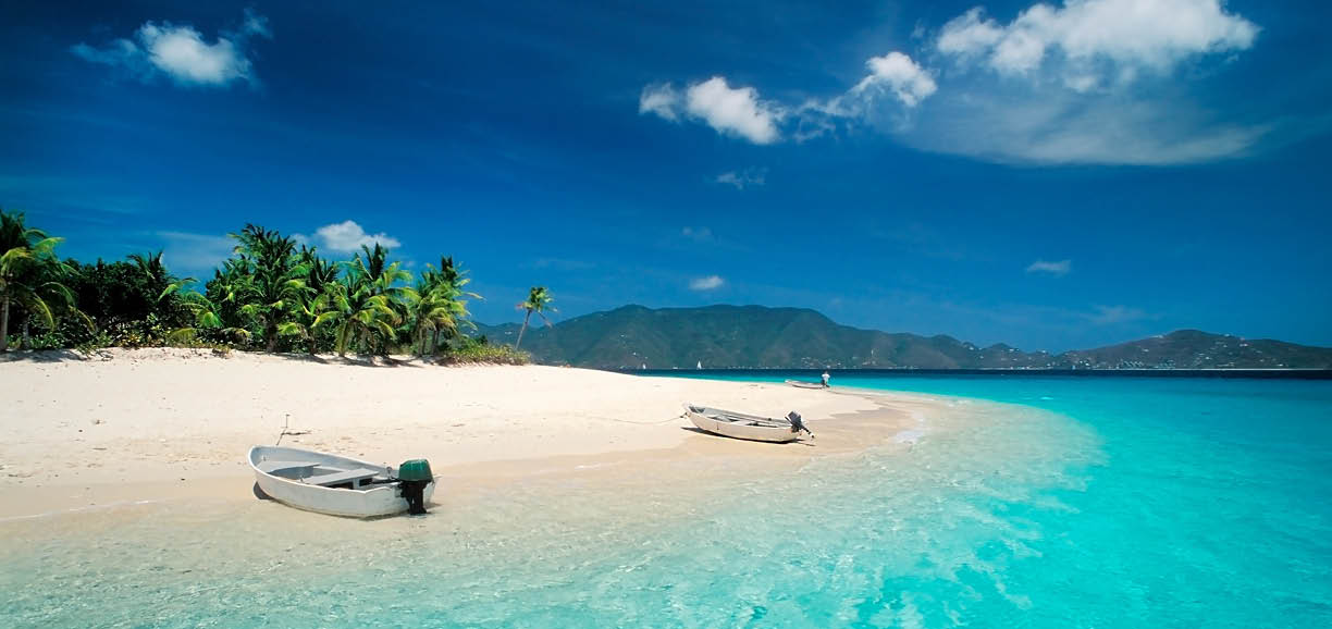 CARIBBEAN - BRITISH VIRGIN ISLANDS - SANDY CAY - islet near Jost Van Dyke