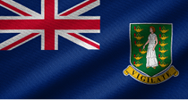 National flag of British Virgin Islands High resolution