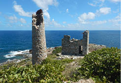 Old Island Copper Mine Ruins
