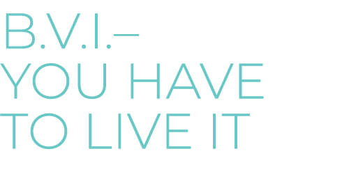 B.V.I.– You have to live it