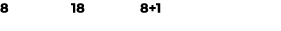 8 18 8+1
