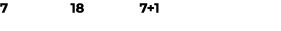7 18 7+1
