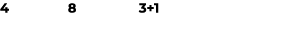 4 8 3+1