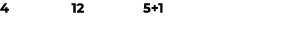 4 12 5+1