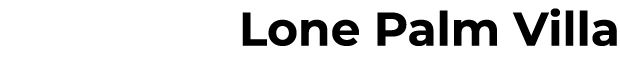Lone Palm Villa