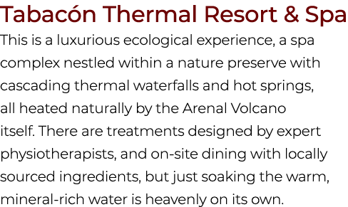 Tabac n Thermal Resort & Spa This is a luxurious ecological experience, a spa complex nestled within a nature preserv...