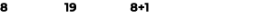 8 19 8+1