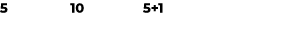 5 10 5+1 