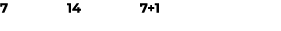 7 14 7+1