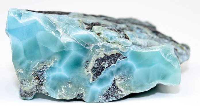 rare larimar stone, raw