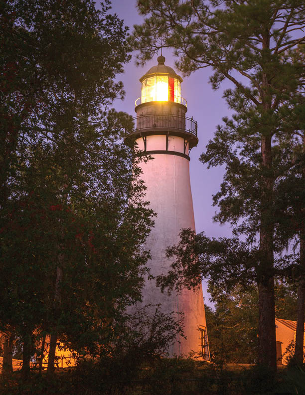 Amelia Island Lighthouse. Fernandina Beach, Florida, USA.