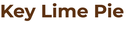Key Lime Pie