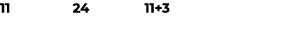 11 24 11+3
