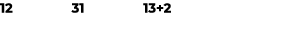 12 31 13+2