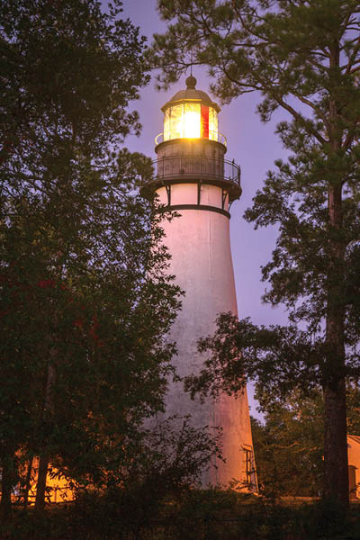 Amelia Island Lighthouse. Fernandina Beach, Florida, USA.
