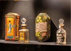 Paris, France, October 09, 2018: Fragonard Perfume Museum, The House of Fragonard selling perfumery products directly to the tourists