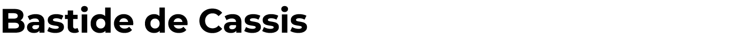 Bastide de Cassis