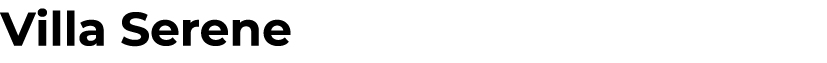 Villa Serene