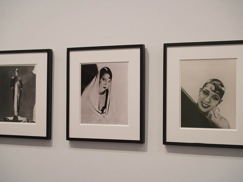 Berlin, Germany - April 23, 2024: Photography of Josephine Baker by George Hoyningen-Huene at display in the “Josephine Baker. Icon in Motion" exhibition in Berlin's Neue Nationalgalerie