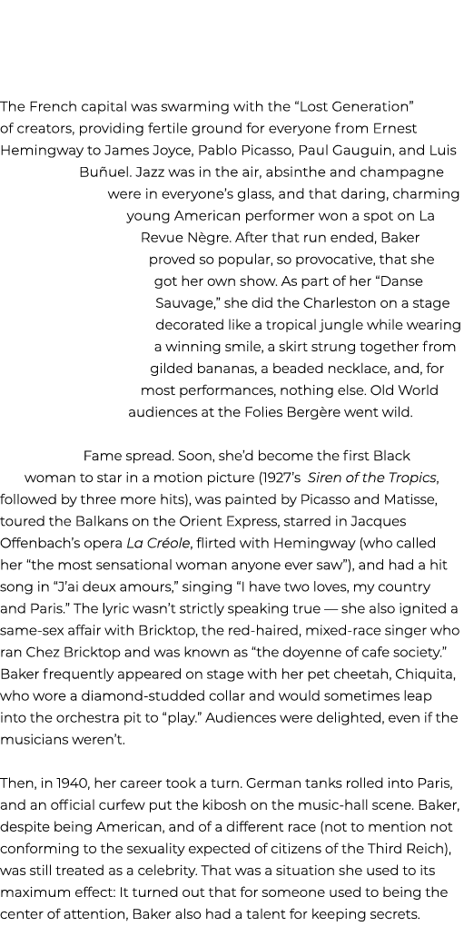 The French capital was swarming with the “Lost Generation” of creators, providing fertile ground for everyone from Er...