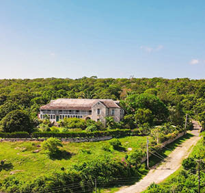The historic Greenwood Great House in Saint James, Jamaica
