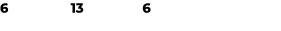 6 13 6