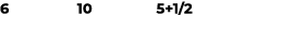 6 10 5+1/2