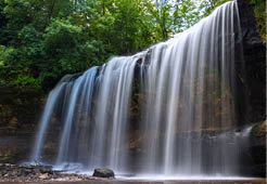 A Long Exposure of Cascade Falls in Osceola, Wisconsin