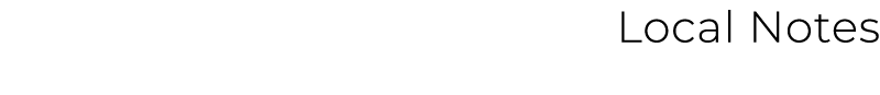 Local Notes