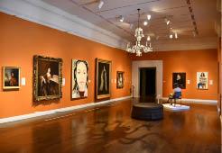 HONOLULU, HI - AUG 20: Exhibit at the Honolulu Museum of Art in Hawaii, as seen on Aug 20, 2022.