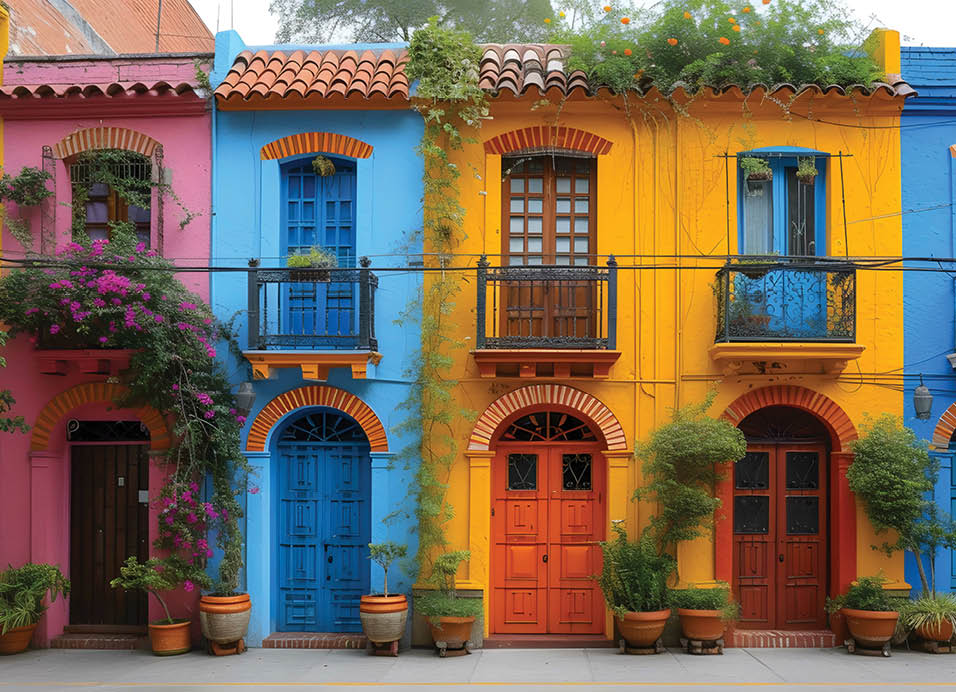 Colors of Puerto Vallarta, Mexico.
