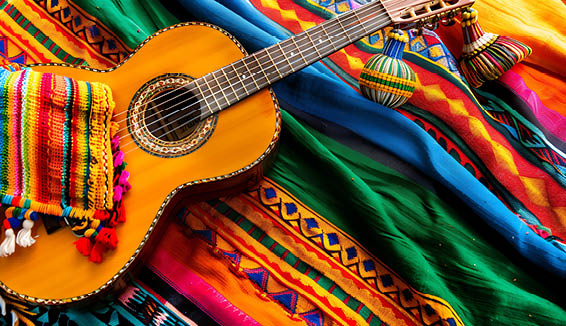 Hispanic Culture Through Traditional Clothing and Music Instruments