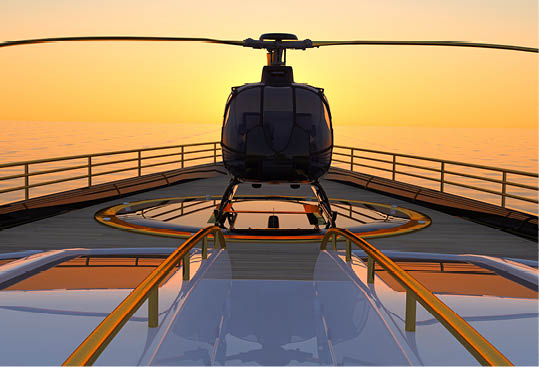 Super Yacht Luxury Yachting 3D image