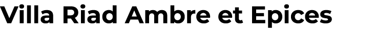 Villa Riad Ambre et Epices