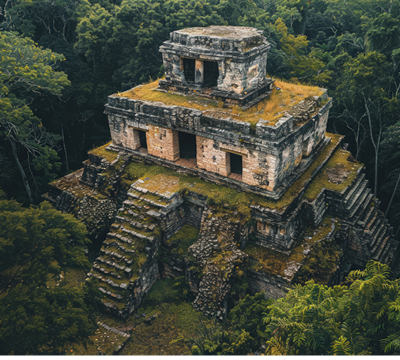The ancient ruins of Coba, a large Mayan city surrounded by jungle --ar 5:4 --stylize 250 Job ID: 3e677645-1908-4953-b2dc-72de6aed0262