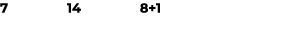 7 14 8+1