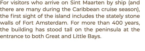 For visitors who arrive on Sint Maarten by ship (and there are many during the Caribbean cruise season), the first si...