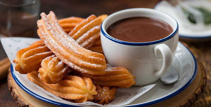 Crispy Spanish Churros with Chocolate