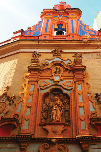 View of the Chapel of San Jose in Seville, Spain.
