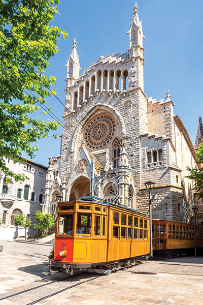 Historical Train, Soller, Mallorca, Spain 