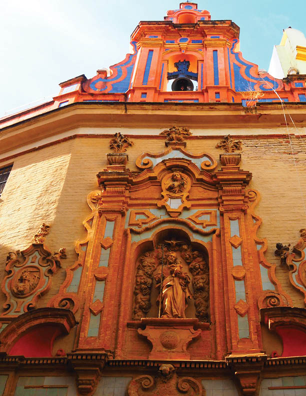 View of the Chapel of San Jose in Seville, Spain.