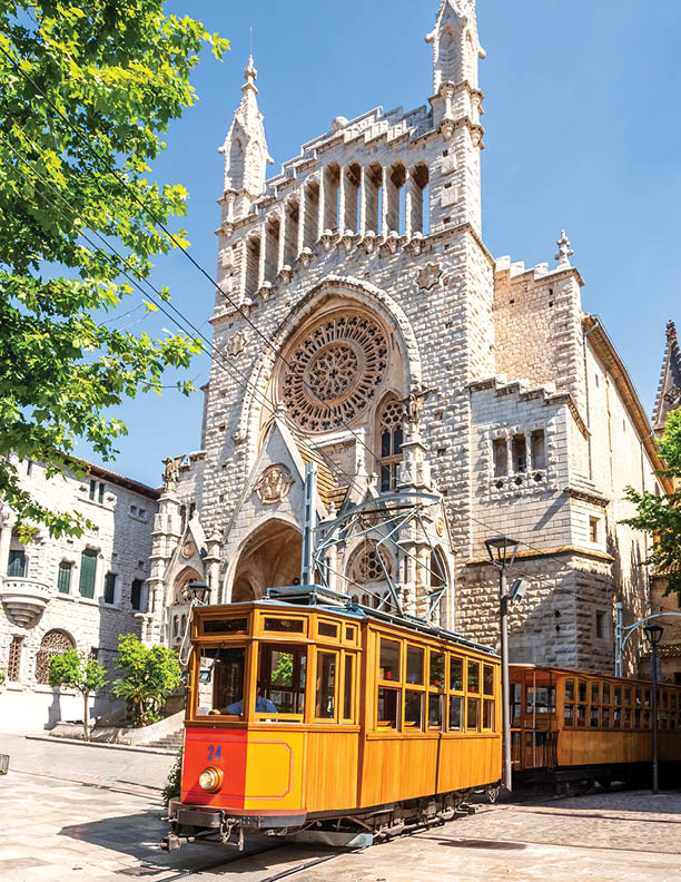 Historical Train, Soller, Mallorca, Spain 