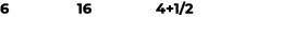 6 16 4+1/2
