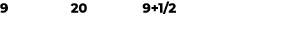 9 20 9+1/2