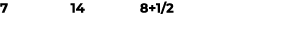 7 14 8+1/2
